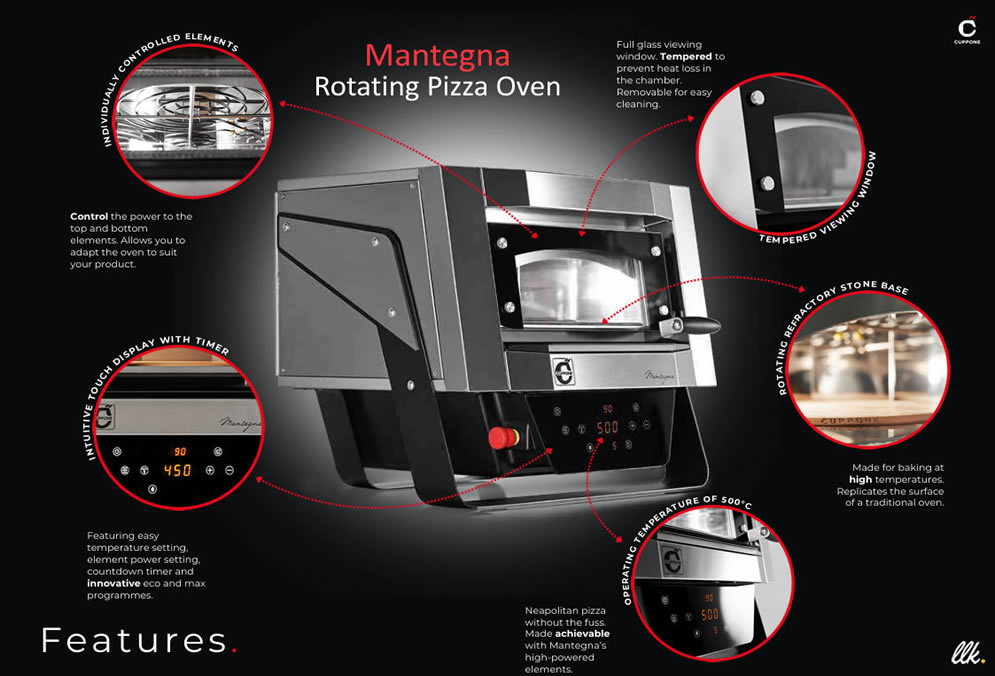 Cuppone Mantegna pizza oven